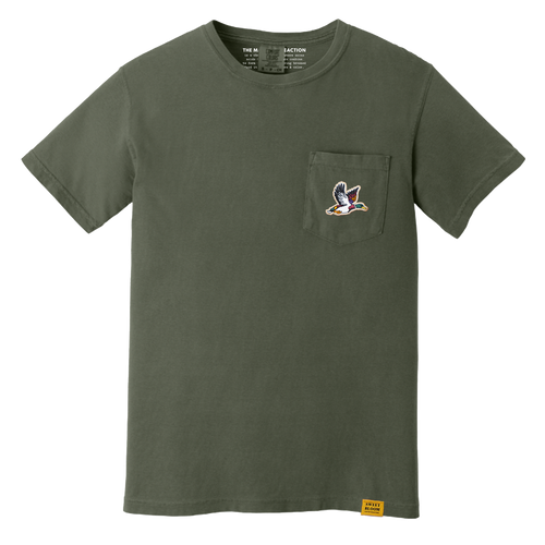 Mallard Reaction T Shirt - Moss