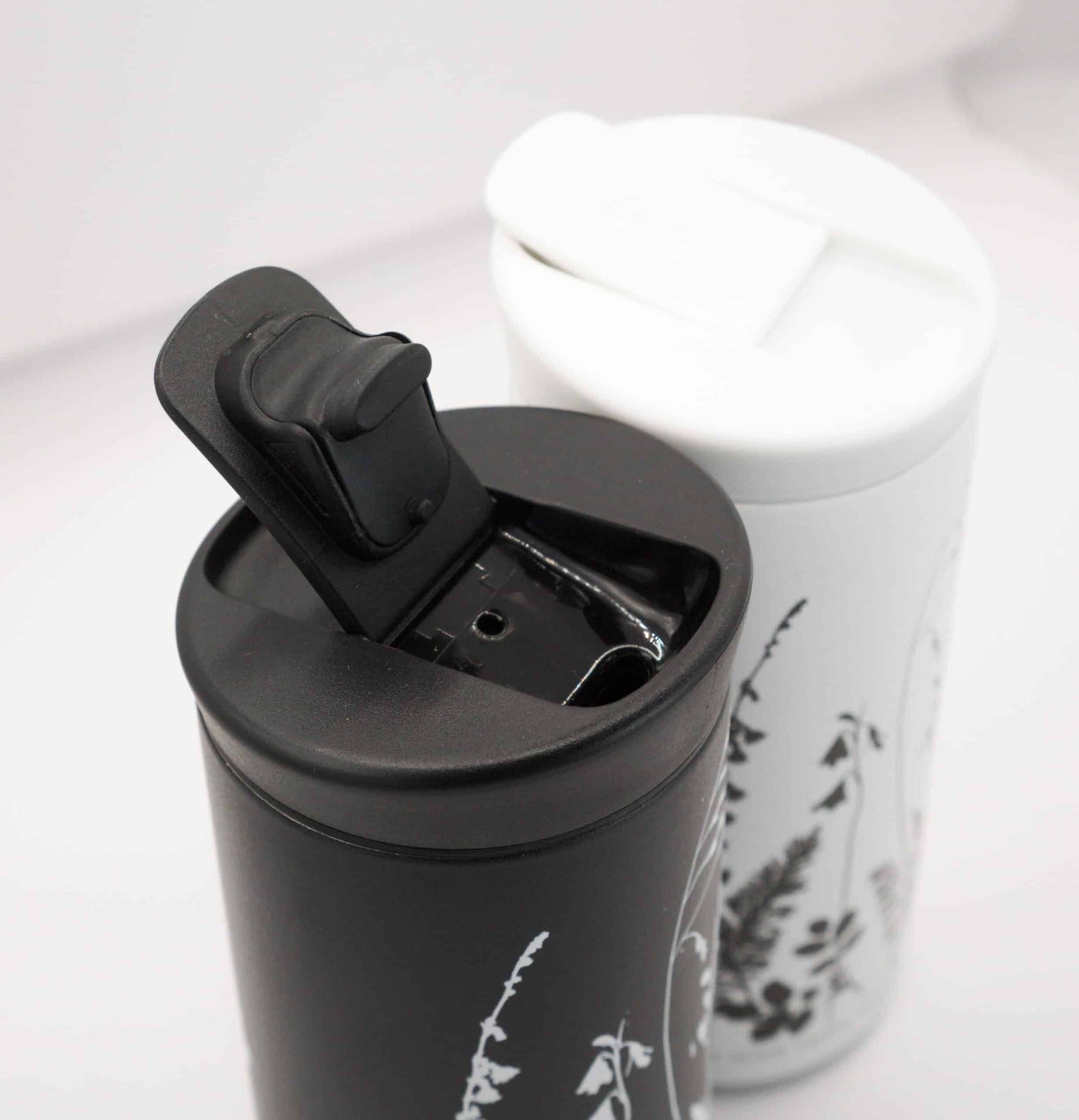 Black Created Co Botanical Tumbler - Sweet Bloom Coffee