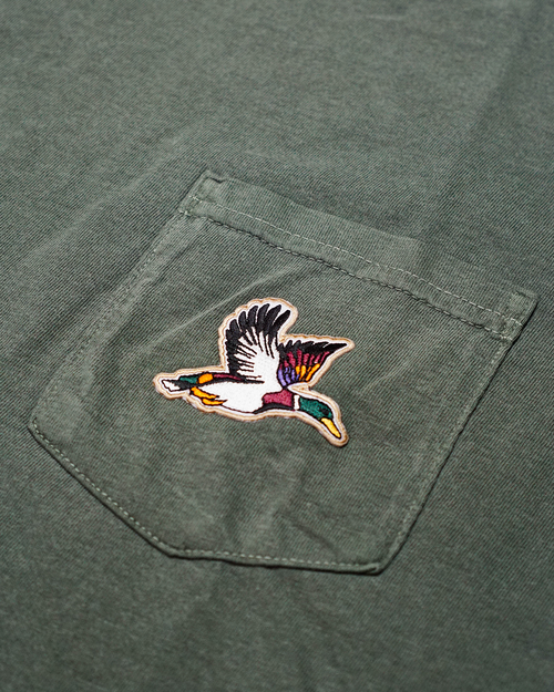 Mallard Reaction T Shirt - Moss