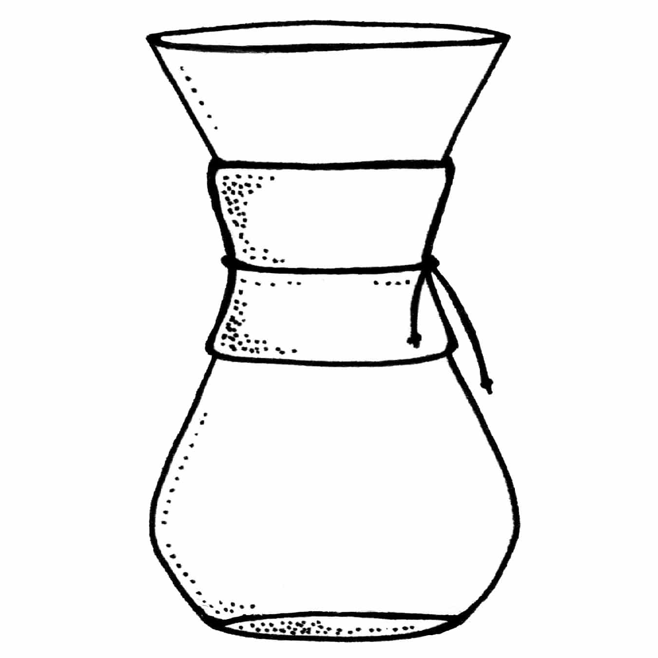 Illustration of a chemex