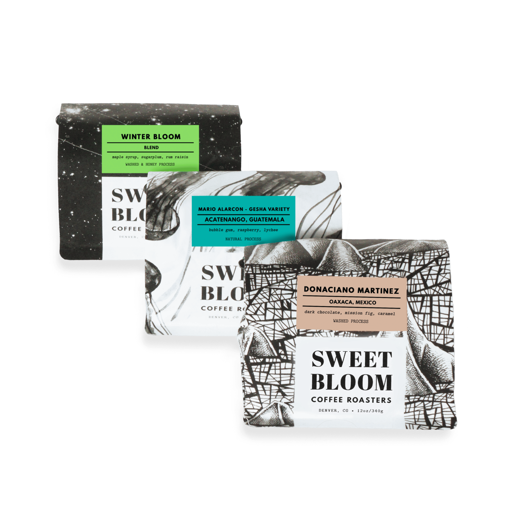 Holiday Roaster's Trio Sweet Bloom Coffee