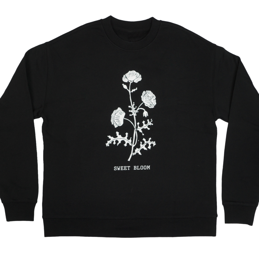 Black Cyanotype Crew Sweatshirt